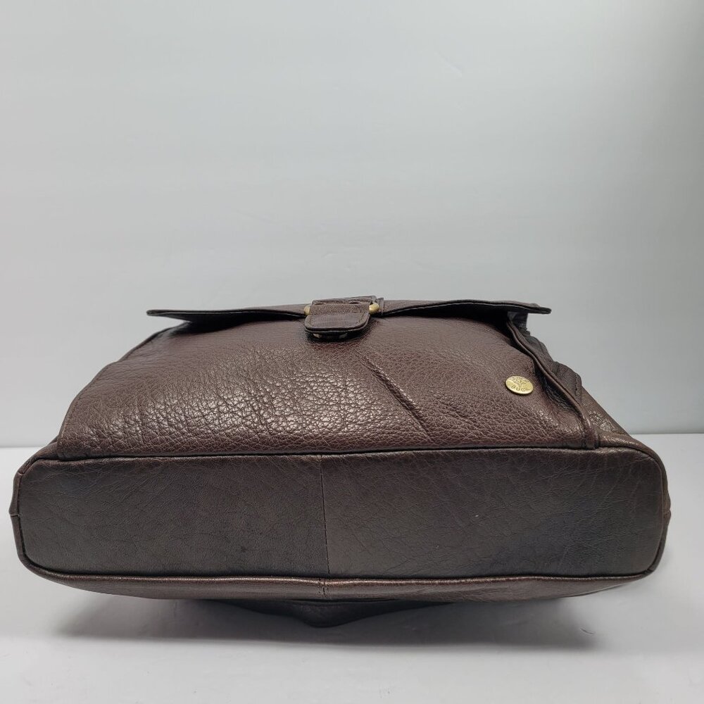 Leder Buck Lucy Women's Brown Small Soft Leather Crossbody Bag - Picture 6 of 12